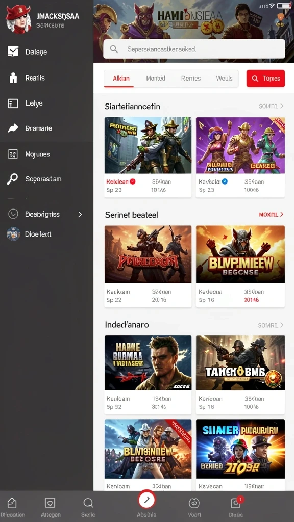 Tampilan utama aplikasi 77ag Terbaru: Download APK Resmi dan Aman yang intuitif dan efisien.