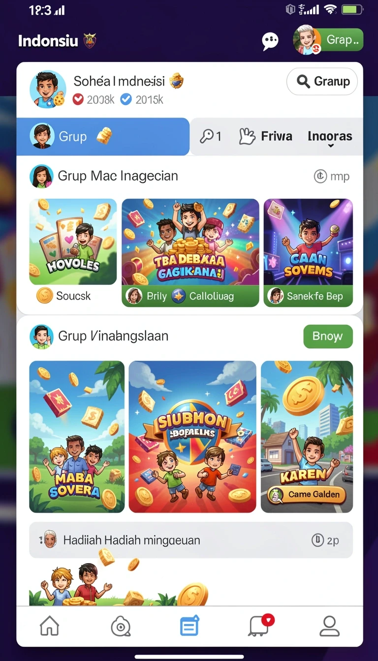 Tampilan utama aplikasi Aplikasi card Resmi dan Terpercaya di Android yang intuitif dan efisien.